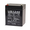 Show product details for UB1240/F1 UPG 46094 12Volt/4Ah Sealed Lead Acid Battery - F1 Terminals