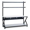 Show product details for 5000-3-200-72 Kendall Howard 72 inch Performance Work Bench with Full Bottom Shelf - Folkstone