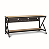 Show product details for 5000-3-401-72  Kendall Howard 72 inch Performance Work Bench No Upper Shelving - Hard Rock Maple