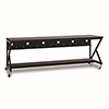 Show product details for 5000-3-404-96 Kendall Howard 96 inch Performance Work Bench No Upper Shelving - African Mahogany