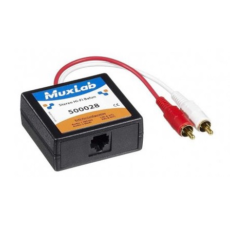 500028 MuxLab Stereo Hi-Fi Balun