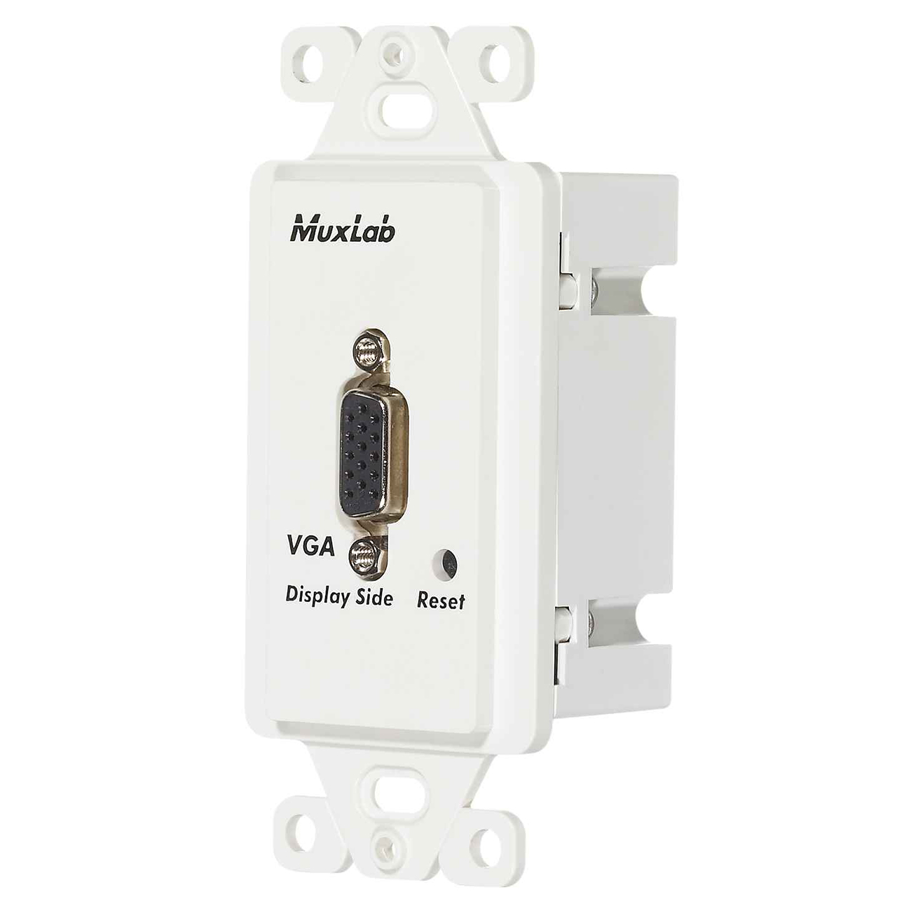 500041-WP MuxLab VGA Wall Plate Balun II Mon Side