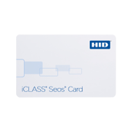 5006VGGBN-100 HID 500 iCLASS Seos Card 8K Bytes Unprogrammed, for use with iCLASS SE Encoder Plain White with Gloss Finish Front Plain White with Gloss Finish Back Sequential Encoded/Sequential Non-Matching Printed Laser Engraved Card Numbering No Slot Punch - 100 Pack