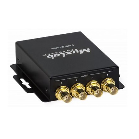 500719 Muxlab 3G-SDI 1x4 Splitter