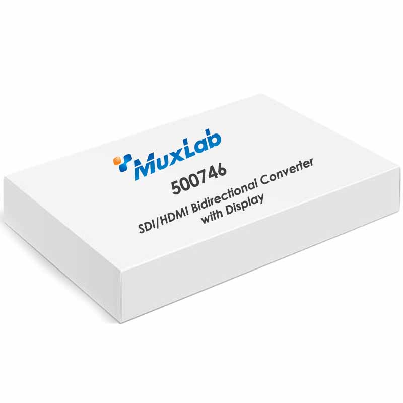 500746 MuxLab SDI/HDMI Bidirectional Converter with Display