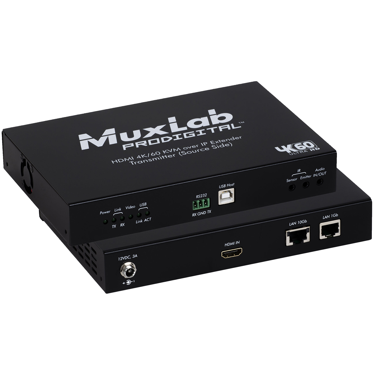 500760-TX-KVM Muxlab HDMI 4K/60 KVM Over IP Transmitter UTP