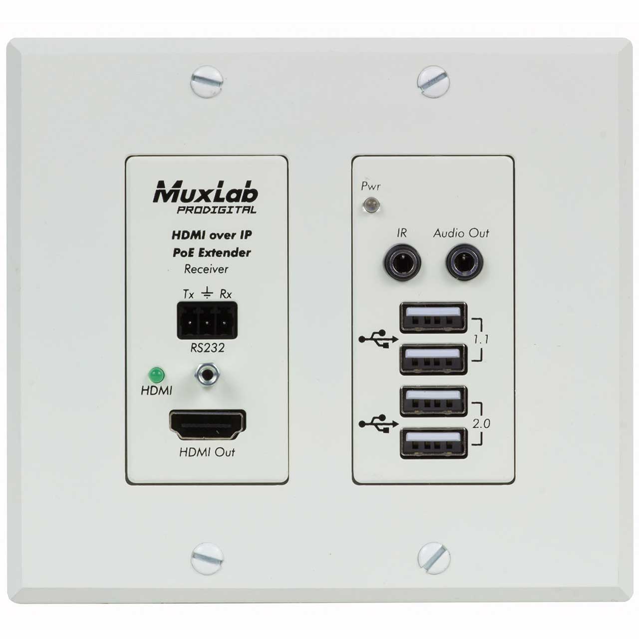 MuxLab Wall Plate Extenders