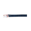 Show product details for 500BCBS Siamese 18 AWG 95% Bare Copper Braid RG-59 Coaxial Plus 18 AWG 2 Conductors Stranded Bare Copper CL2 Non-plenum CCTV Cable - 500' Pull Box - Black