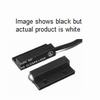 Show product details for 50F-12WG-W-GEN GRI 1/4" Diameter Closed Miniature Surface Mount Magnetic Contact 3/4" Gap with 12" Lead - White