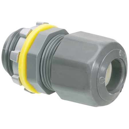 50LPCGBAG Arlington Industries 1/2" Low-Profile Strain Relief Cord Connectors Bulk
