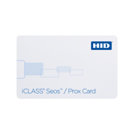52060PHNGGMNNN-100 HID 520x iCLASS Seos + iCLASS + Prox Card iCLASS Seos 8K Bytes iCLASS 2k Bits (256 Bytes) with 2 Application Areas Programmed with Security Identity Object SIO Programmed with standard iCLASS Access Control Application Prox non programmed Plain White with Gloss Finish Front Plain White with Gloss Finish Back Sequential Matching Encoded/Printed iCLASS Seos Card Numbering No Printed iCLASS Card Numbering No Printed Prox Card Numbering No Slot Punch - 100 Pack
