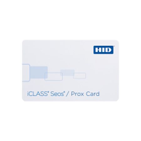 52060PSPGGMMMN-100 HID ISO Card Composite SEOS 8K, iClass 2K, Prox, Prog SEOS, Programmed Standard iClass, Prox , Front Gloss, Back Gloss, Match SEOS, Matching iClass Number, Matching Prox Number No Slot Punch - 100 Pack