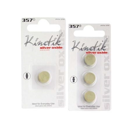 53792 UPG 377-1PK Kinetik Silver Oxide 1.5V 1PC Carded Button Battery