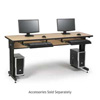 Show product details for 5500-3-001-26 Kendall Howard Advanced Classroom Training Table 72" W by 24" D Hard Rock Maple