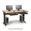 Show product details for 5500-3-001-35 Kendall Howard Advanced Classroom Training Table 60" W by 30" D Hard Rock Maple