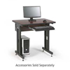 Show product details for 5500-3-004-23 Kendall Howard Advanced Classroom Training Table 36" W by 24" D African Mahogany