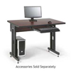 Show product details for 5500-3-004-34 Kendall Howard Advanced Classroom Training Table 48" W by 30" D African Mahogany
