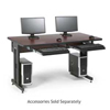Show product details for 5500-3-004-35 Kendall Howard Advanced Classroom Training Table 60" W by 30" D African Mahogany