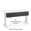 Show product details for 5500-3-100-60 Kendall Howard Advanced Classroom Training Table 60