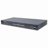 Show product details for 561198 Intellinet Network Solution 16-Port Gigabit Ethernet PoE+ Web-Managed Switch with 2 SFP Ports - IEEE 802.3at/af Power over Ethernet (PoE+/PoE) Compliant - 374 W - Endspan - 19" Rackmount