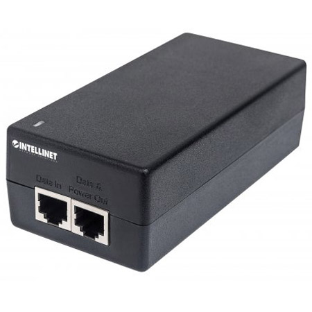 561235 Intellinet Network Solution Gigabit Ultra PoE Injector - 1 x 60 W Port - IEEE 802.3bt and IEEE 802.3at/af Compliant - Plastic Housing