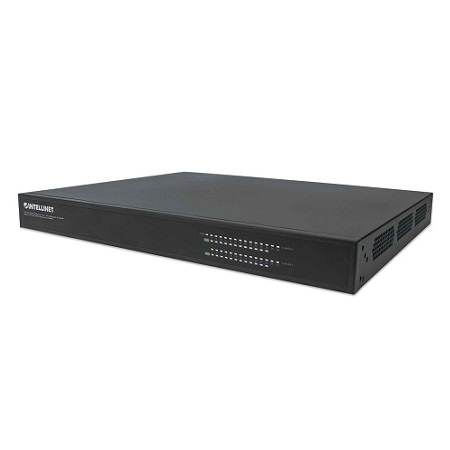 561457 Intellinet Network Solutions 24-Port Gigabit Ethernet PoE+ Web-Managed AV Switch