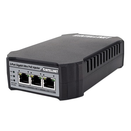 561488 Intellinet Network Solutions 2-Port Gigabit Ultra PoE Injector