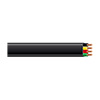 Show product details for 56367902 Southwire 12 AWG 3 Conductors Stranded Bare Copper w/ 12 Gauge Ground FLATJ THW 600V Submersible Pump Cable - 500' Reel - Black