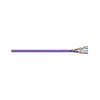 Show product details for 5AE244UTPRM2V Remee 24 AWG 4 Pair Unshielded Twisted Pairs (UTP) Solid Copper CMR Cat5e Non-Plenum Network Cable - 1000' Pull Box - Violet