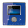Show product details for 6101I Comelit Planux video monitor front template - Blue Sky colour