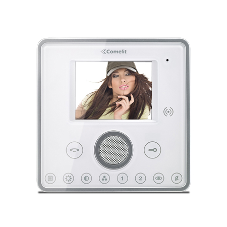 6101WM Comelit Planux touch screen monitor with memory -White. Required: Bracket 6214C and Power Supply 1212BUL