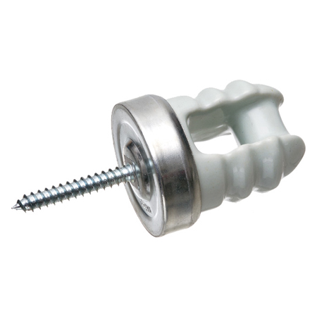 612-5 Arlington Industries Porcelain Wire Holder - Pack of 5