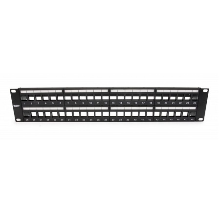 643-48U Platinum Tools Unloaded Patch Panel 48 Port 2U UTP