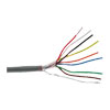 Show product details for R20024-1D Southwire 22 AWG 8 Conductors Shielded Aluminum Foil Stranded Bare Copper CMR/CL3P Non-plenum Cable - 500' Pull Box - Gray