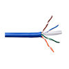 Show product details for 6RF234UTPM3O Remee 23 AWG 4 Pair Unshielded Twisted Pairs (UTP) Solid Bare Copper CMR Cat6 Non-Plenum Network Cable - 1000' Reel in Box - Blue