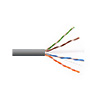 Show product details for 6UA234UTPRM1G Remee 23 AWG 4 Pair Unshielded Twisted Pairs (UTP) Stranded Copper CMR Cat6a Non-plenum Network Cable - 1000' Reel - Gray