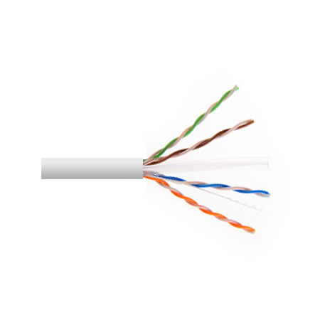 6UA234UTPRM1W Remee 23 AWG 4 Pair Unshielded Twisted Pairs (UTP) Stranded Copper CMR Cat6a Non-plenum Network Cable - 1000' Reel - White
