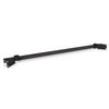 Show product details for 7000-3-5CR-00 Kendall Howard Corner Performance Plus Accessory Bar Kit - Black Powder Coated Finish - 56"W x 2.54"H x 2.16"D