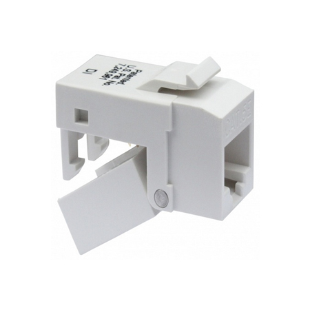 705WH-20J Platinum Tools EZ-SnapJack Cat5e - White - Jar of 20