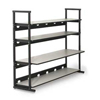 Show product details for 7100-1-100-72 Kendall Howard 72 inch 4 Post LAN Rack