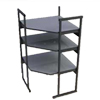 Show product details for 7100-1-100-CR Kendall Howard 4 Post LAN Rack Corner Unit