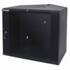 Show product details for 714730 Intellinet Network Solutions 19" Corner Wallmount Cabinet - 9U - Assembled - Black