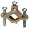 Show product details for 720B-25 Arlington Industries Bare Wire Ground Clamps (Solid Brass w/ Steel Screws) - Pack of 25