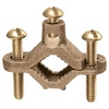 Show product details for 720BBS-25 Arlington Industries 1/2-1" Bare Wire Ground Clamps (Solid Brass w/ Brass Screws) - Pack of 25