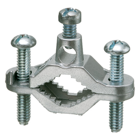 Arlington Zinc Bare Wire Ground Clamp