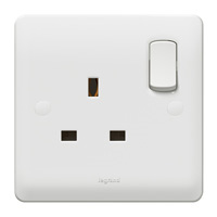 730060 Legrand DP socket outlet Synergy 250V - White - 10 Pack - Special Order