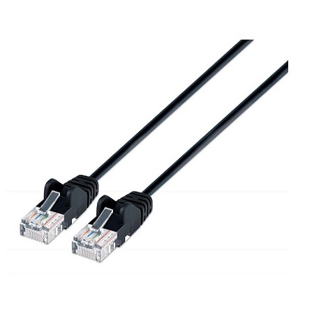 742085 Intellinet Network Solutions Cat6 UTP RJ-45 Male / RJ-45 Male - 3 Feet - Black