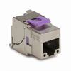 751-1 Platinum Tools Tooless Cat6A Keystone Jack Shielded