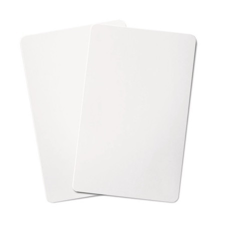 7510 Schlage 125 kHz proximity credentials ISO Glossy - White