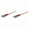 Show product details for 751216 Intellinet Network Solutions Fiber Optic Patch Cable - Duplex - Multimode ST/ST - 62.5/125 microinchm - OM1 - 50 Feet - Orange